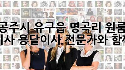 공주시 유구읍 명곡리 원룸 이사? 용달이사 전문가와 함께!